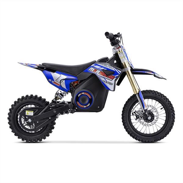 FunBikes MXR 1000w Electric Motorbike 12/10 65cm Blue Kids Dirt Bike