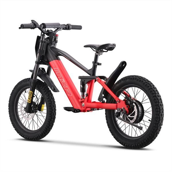 MXR Freestyle 18 500w 36v Li 18/18 Red MX Kids Electric Balance Bike