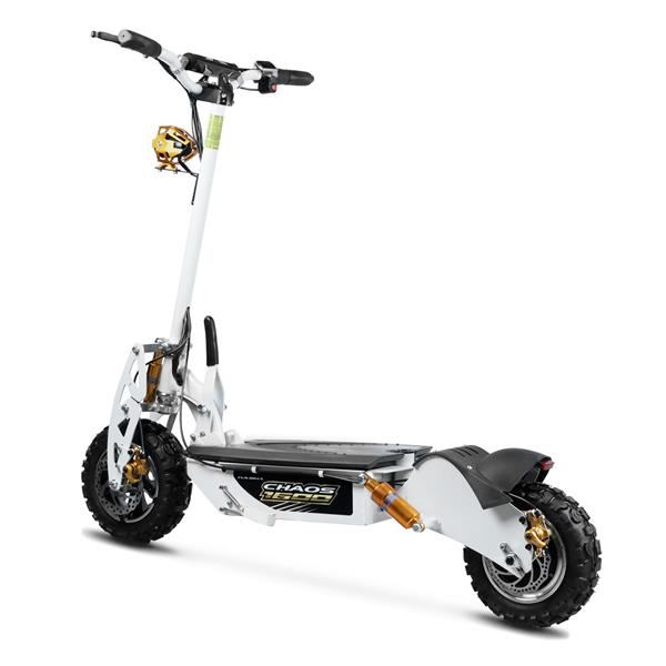 Chaos 1600w 48v SLA Hub Drive White Off Road Electric Scooter