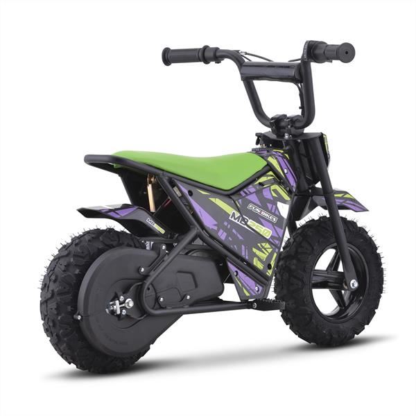FunBikes MB250 43cm Motorbike 250w Green Electric Kids Monkey Bike