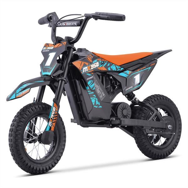 FunBikes MX350 Orange Electric Kids Dirt Bike