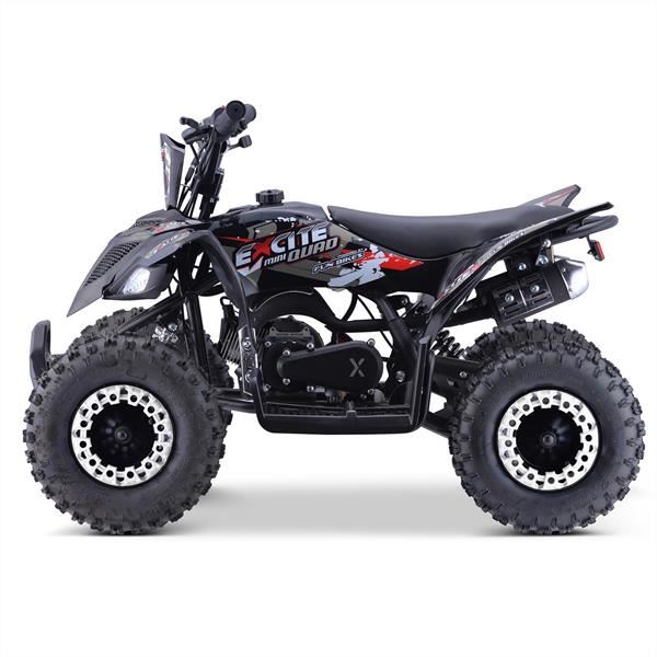 Excite 50cc Grey Kids 2023 Premium Mini Quad Bike