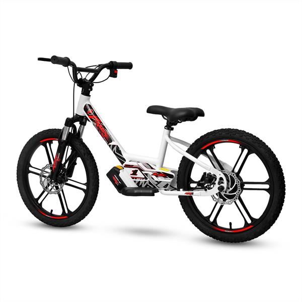 Amped A20 300w 36v 5.0ah Li White Kids Electric Balance Bike