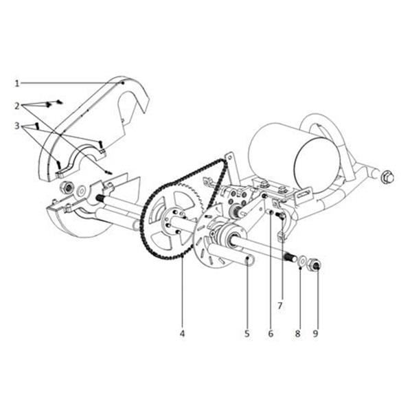 Funbikes 96 Electric Mini Quad Drive Chain