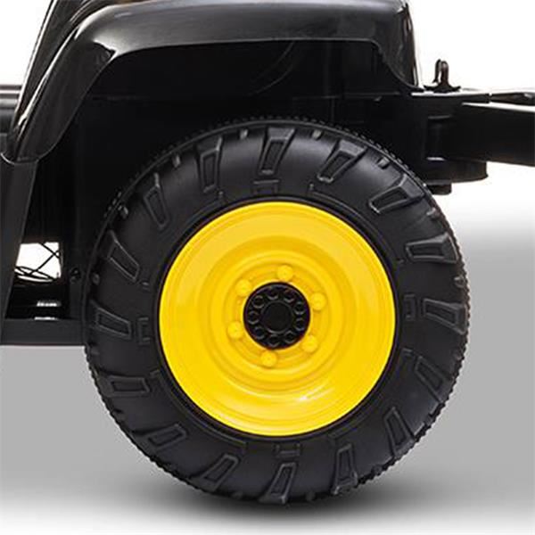 Tobbi Tractor And Trailer Black Electric Ride On Tractor