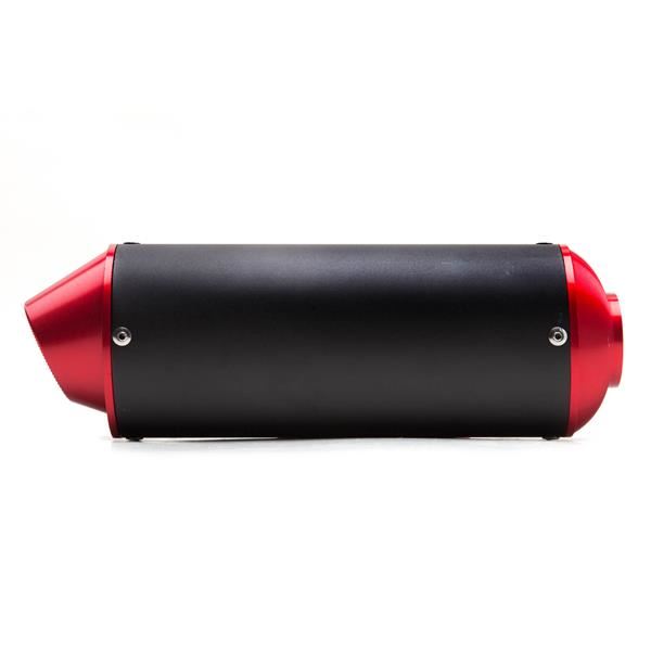 Pit Bike Red CNC End Can 38mm Silencer