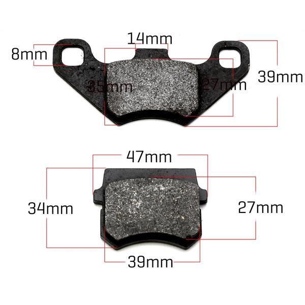 EGL 110 Quad Bike Front Brake Pads