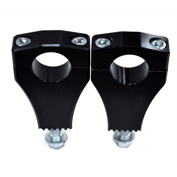 Pit Bike 28mm Fatbar Clamps Black