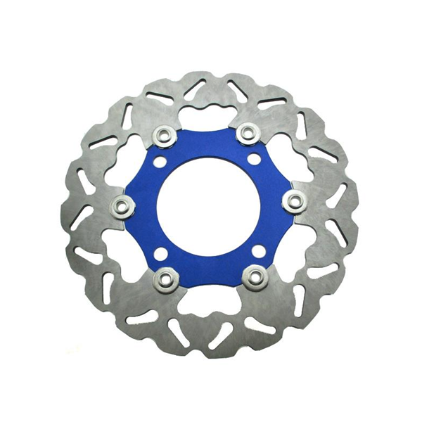 Pit Bike 220mm Blue CNC Floating Front Brake Disc