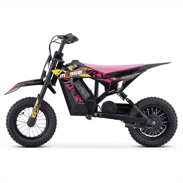FunBikes MX350 Pink Electric Kids Dirt Bike
