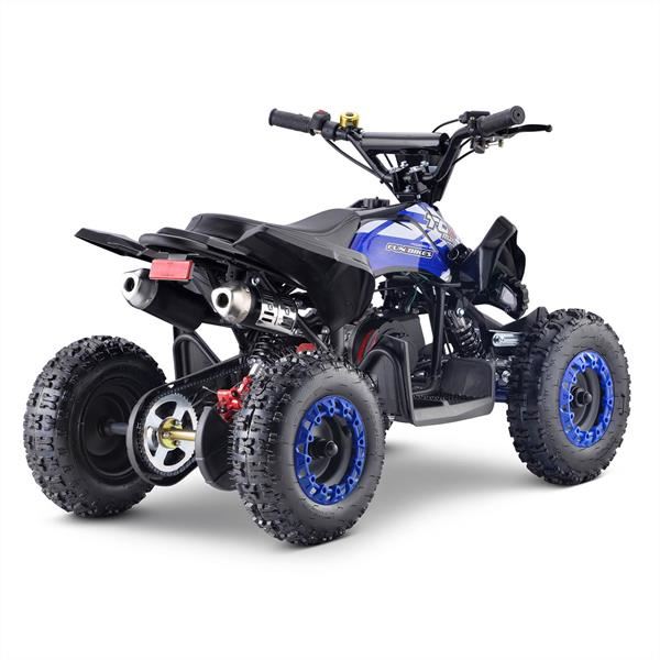 FunBikes Toxic 50cc Blue Kids Petrol Mini Quad Bike