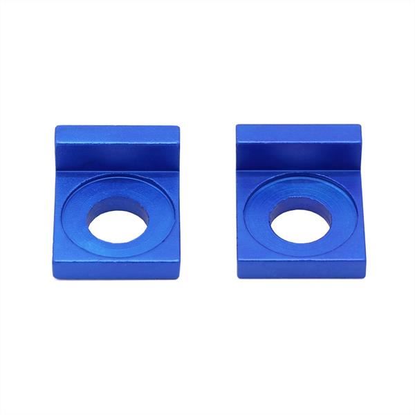 Pit Bike Chain Adjusters Blue