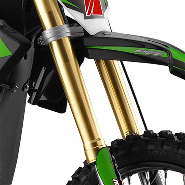 FunBikes MXR 1500w 48v Lithium Electric Motorbike 14/12 68cm Green Kids Dirt Bike