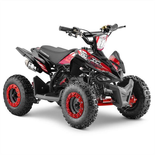 FunBikes Toxic 50cc Red Kids Petrol Mini Quad Bike