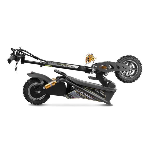 Chaos GT1600 Sport 48v 15.6ah Li Hub Drive Black Off Road Electric Scooter