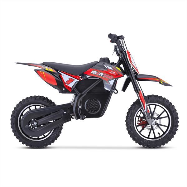 FunBikes MXR 790w Lithium Electric Motorbike 61cm Red/Black Kids Dirt Bike