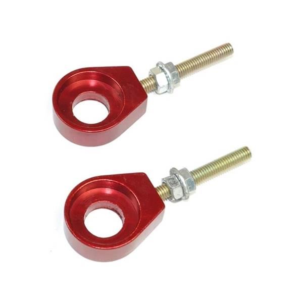 Pit Bike CNC Chain Adjuster 15mm Red