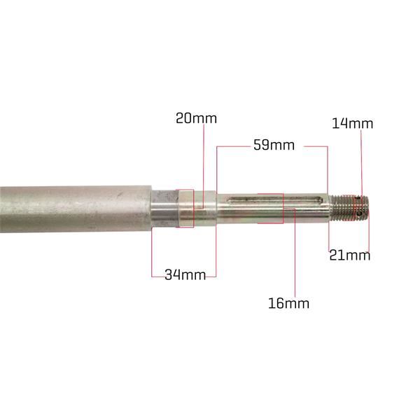 Funbikes Shark 50 Rear Axle 14-1101-00