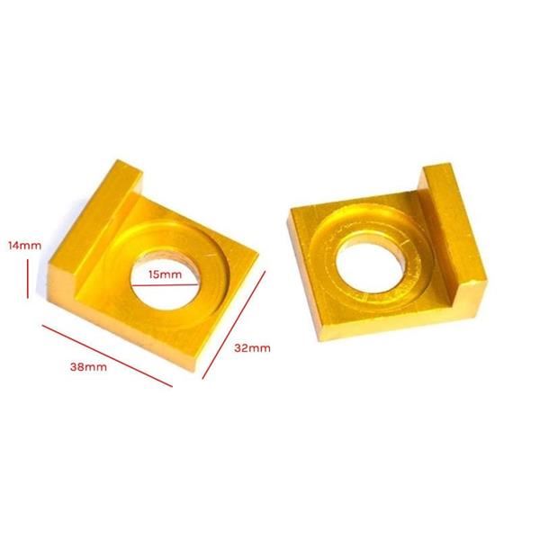 Pit Bike Chain Adjusters Gold