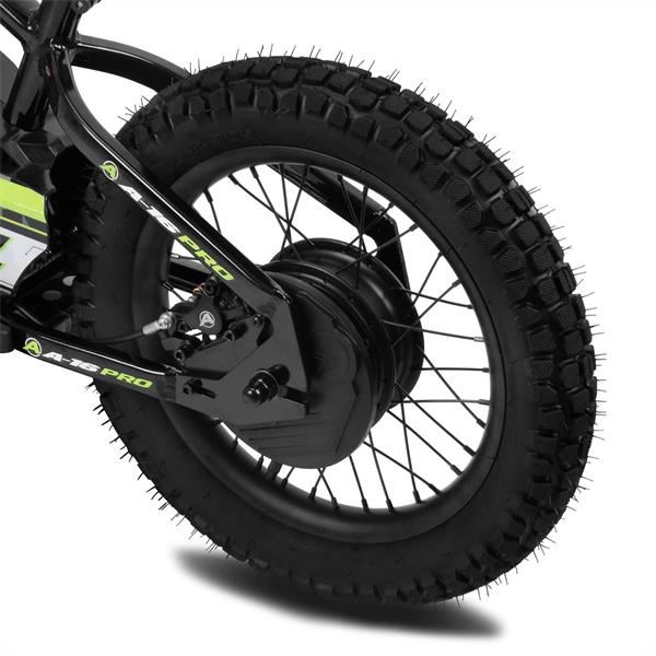 Amped A16 Pro 400w 36v 5ah Li Black Kids Electric Balance Bike