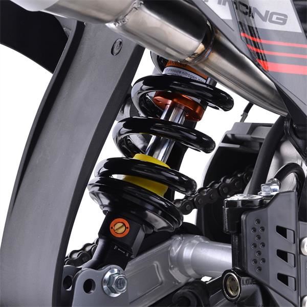 M2R RS-R 140 140cc 17/14 86cm Black/Grey Dirt Bike