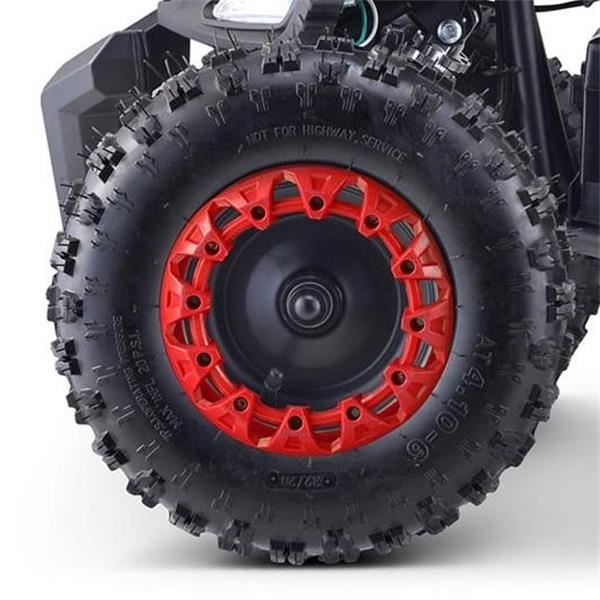 FunBikes Toxic 800w Black/Red Kids Electric Mini Quad Bike V2