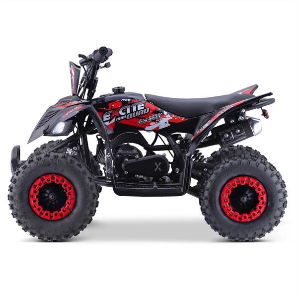 Excite 50cc Red Kids 2023 Premium Mini Quad Bike