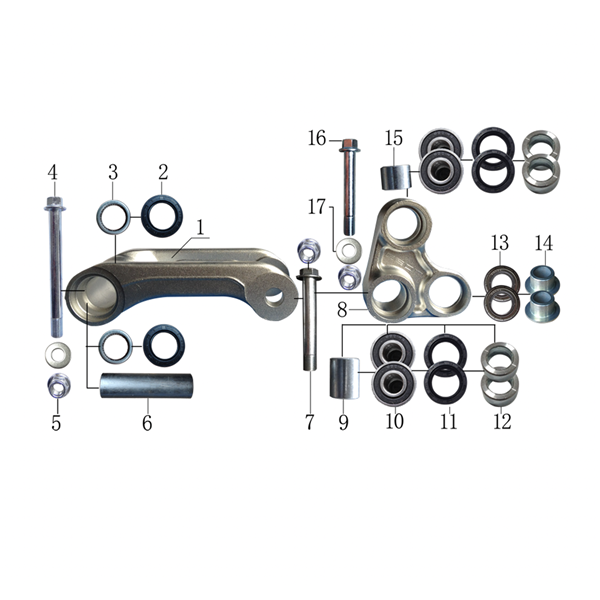 M2R J2 250cc Dirt Bike Rear Linkage Arm