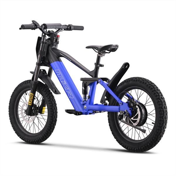 MXR Freestyle 18 500w 36v Li 18/18 Blue MX Kids Electric Balance Bike