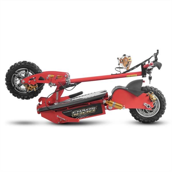 Chaos 1000w 48v SLA Hub Drive Red Off Road Electric Scooter