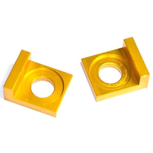Pit Bike Chain Adjusters Gold