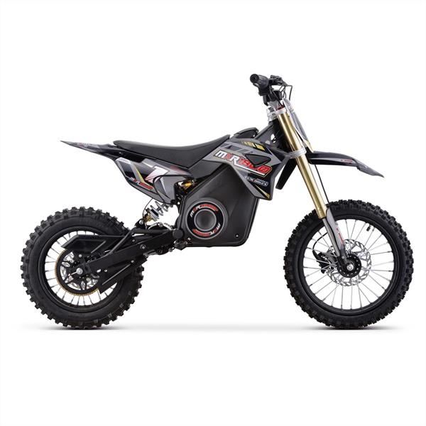 FunBikes MXR 1600w 48v Lithium Electric Motorbike 14/12 68cm Grey Kids Dirt Bike