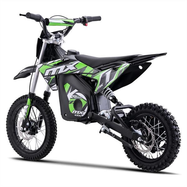 FunBikes MX1000w Green Kids Electric Dirt Bike