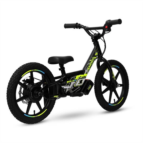 Amped A16 180w 18v 5.2ah Li Black Kids Electric Balance Bike