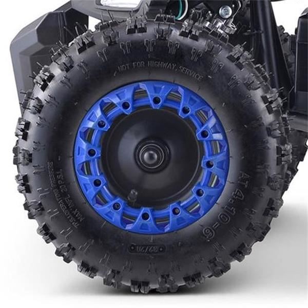 FunBikes Toxic 800w Black/Blue Kids Electric Mini Quad Bike V2