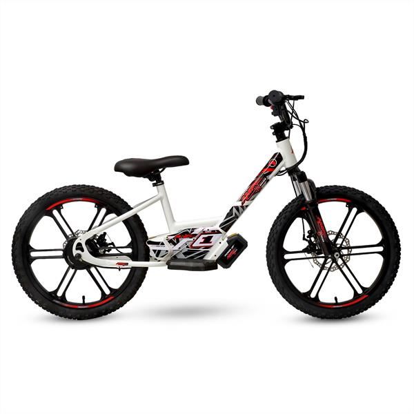 Amped A20 300w 36v 5.0ah Li White Kids Electric Balance Bike