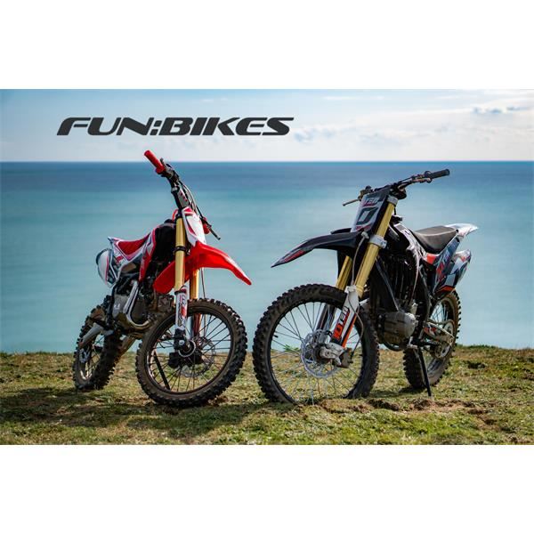 M2R RF125 S2 125cc 17/14 86cm Red Dirt Bike