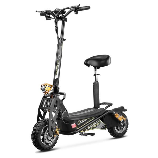 Chaos GT1600 Sport 48v 15.6ah Li Hub Drive Black Off Road Electric Scooter
