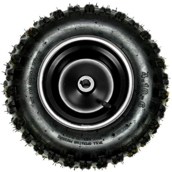 Funbikes Toxic Electric Mini Quad White Rear Wheel
