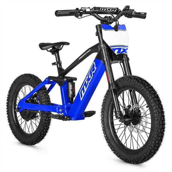 FunBikes MXR Freestyle 18 350w 36v Li 18/18 Blue Electric MX Bike