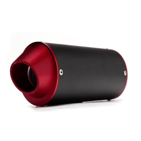 Pit Bike Red CNC End Can 38mm Silencer