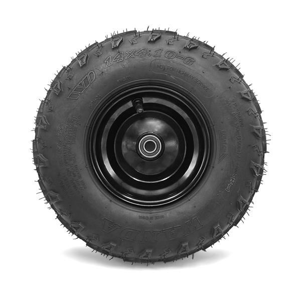 Funkart Pro 98cc / 1000w Go Kart Complete Front Wheel RHS