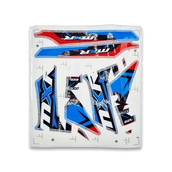 FunBikes MXR 2000w Electric Dirt Bike Sticker Set