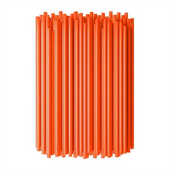 Pit Bike Spoke Wraps 72pcs Set 24cm Orange