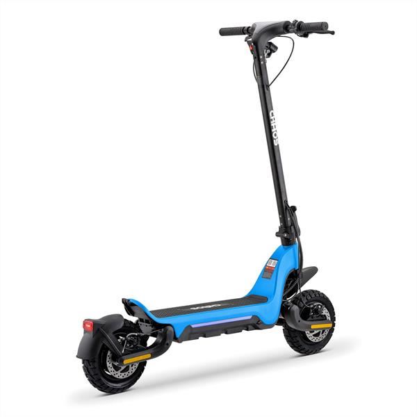 Chaos X5 1200w 48v 15ah Li Twin Motor Blue Electric Scooter (IP54)