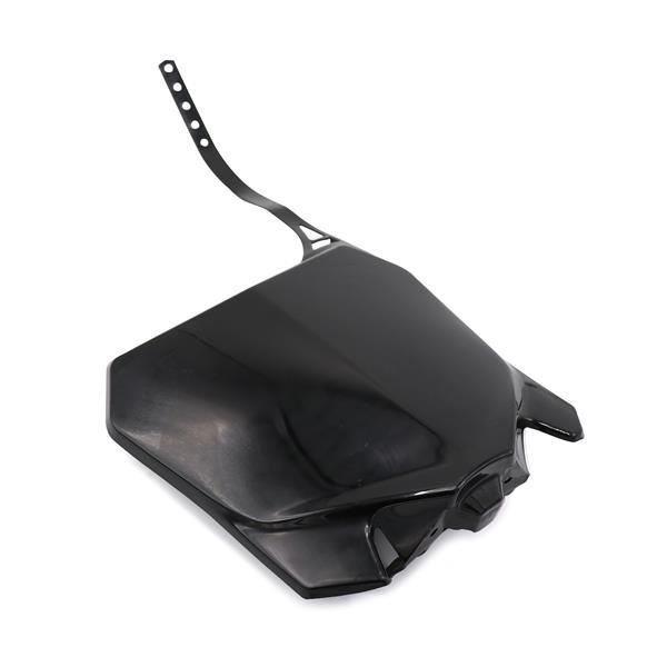 10Ten 250RX Dirt Bike Front Number Board Black