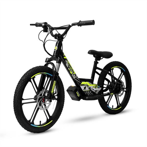 Amped A20 300w 36v 5.0ah Li Black Kids Electric Balance Bike