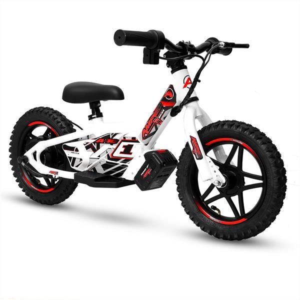 Amped A10 150w 18v 5.2ah Li White Kids Electric Balance Bike