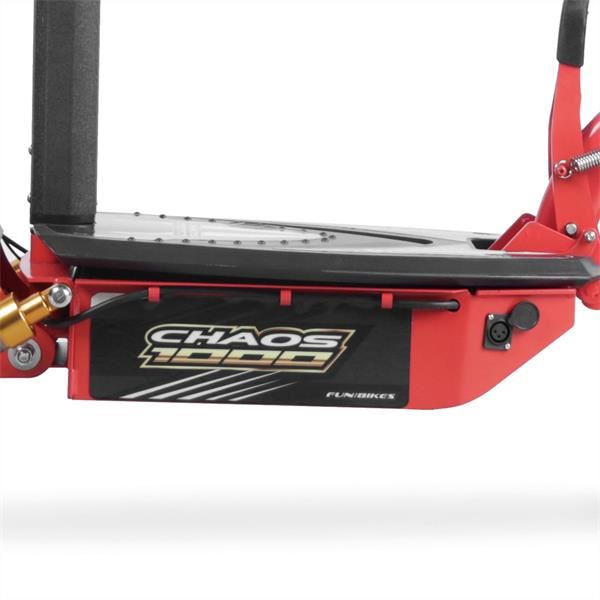 Chaos 1000w 48v SLA Hub Drive Red Off Road Electric Scooter