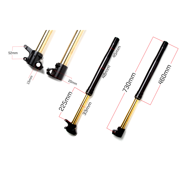 M2R KM140SM KM160SM Pit Bike Fully Adjustable Fork Legs